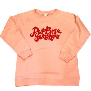 Wildfox Kids | Puppies & Sunshine | French Terry Sweatshirt | Size Various | NWT
